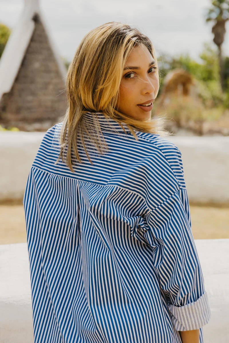 Oversized Stripe Shirt