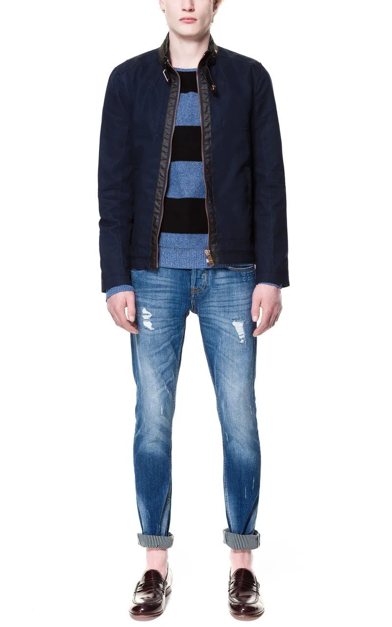 Contrast jacket