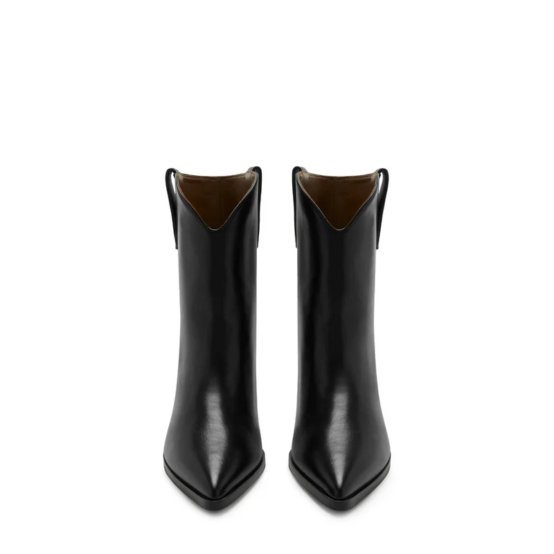 Isabel Bernard Vendôme Louane Schwarz Kalbsleder Stiefel IB53009-001-37