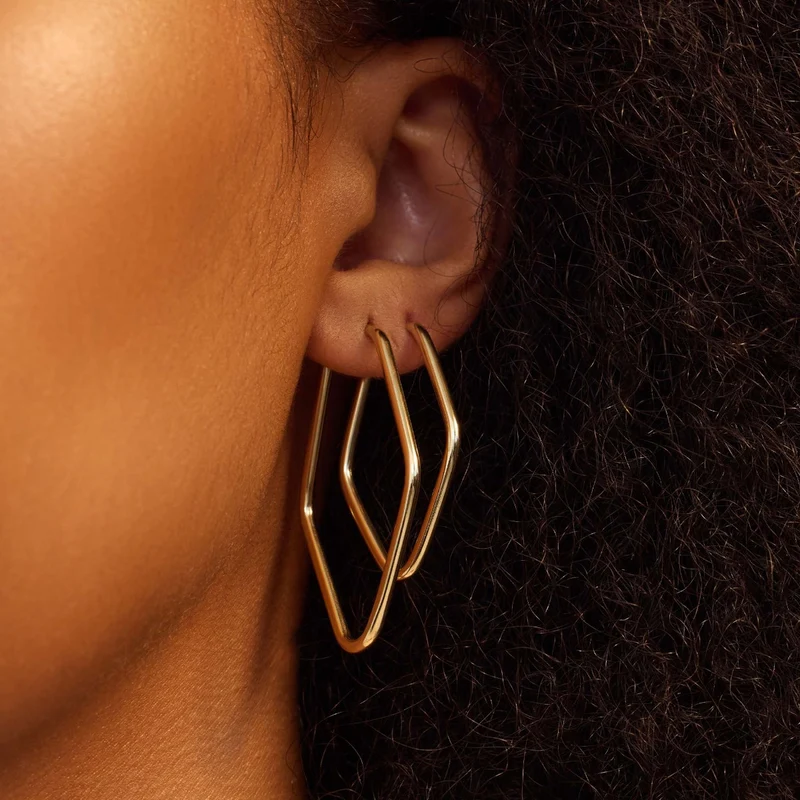 Beloro Jewels La Rinascente damen Creolen 375 Gold BO360055