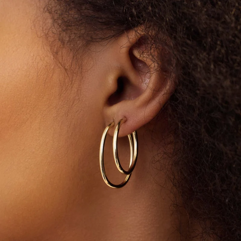 Beloro Jewels La Rinascente damen Creolen 375 Gold BO360054