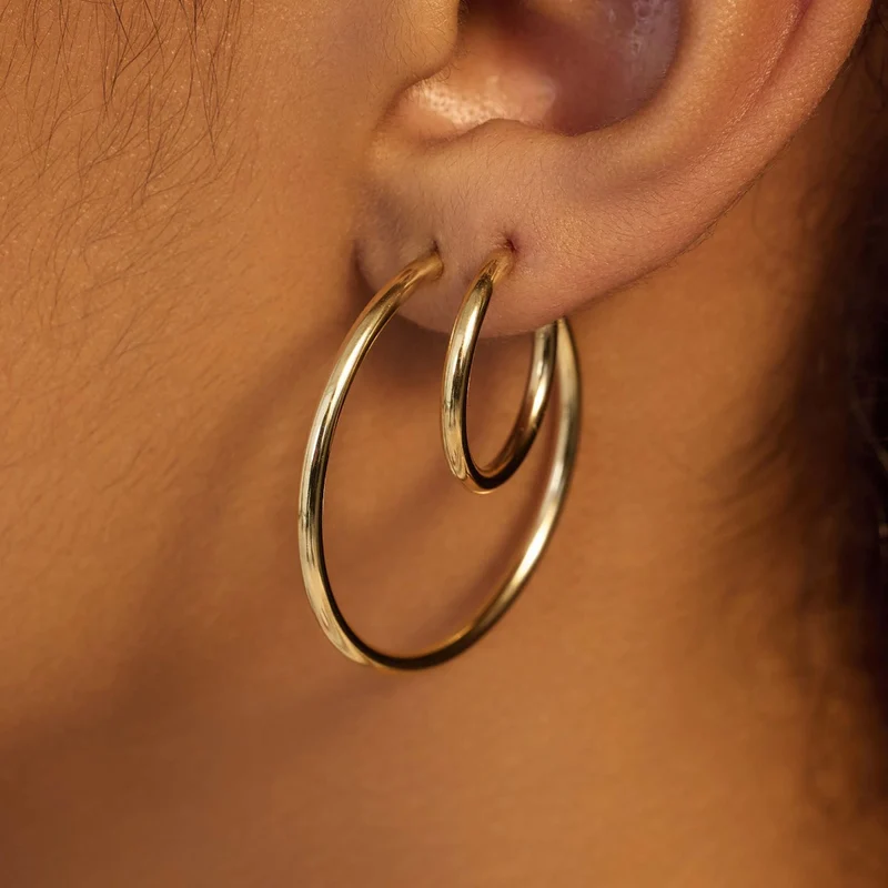 Beloro Jewels La Rinascente damen Creolen 375 Gold BO360049