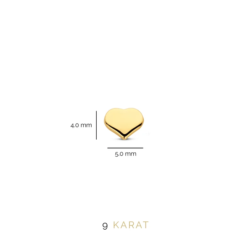 Beloro Jewels Della Spiga damen OhrknÃ¶pfe Gold BO360006
