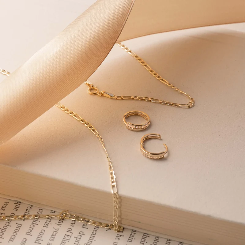 Isabel Bernard Rivoli Esmée 14 Karat | Gold Reif-Ohrringe IB360201