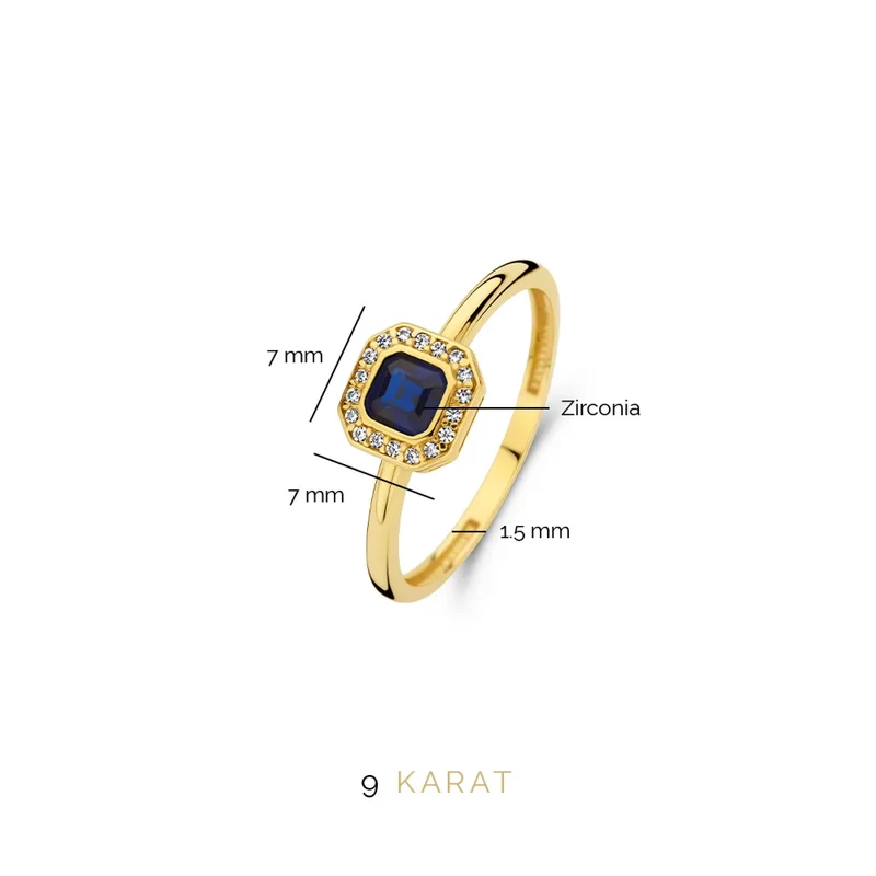 Beloro Jewels Monte Napoleone damen Ring 375 Gold BO330021-52