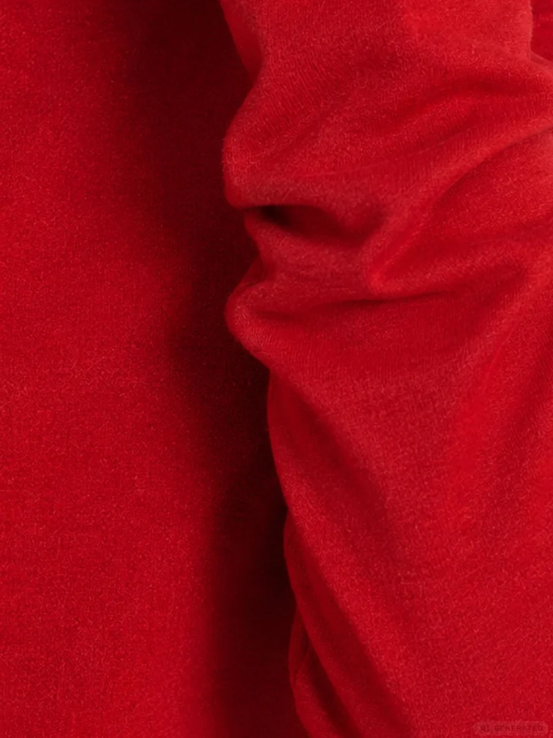 Damen Feinstrickshirt Rot mit Rundhalsausschnitt