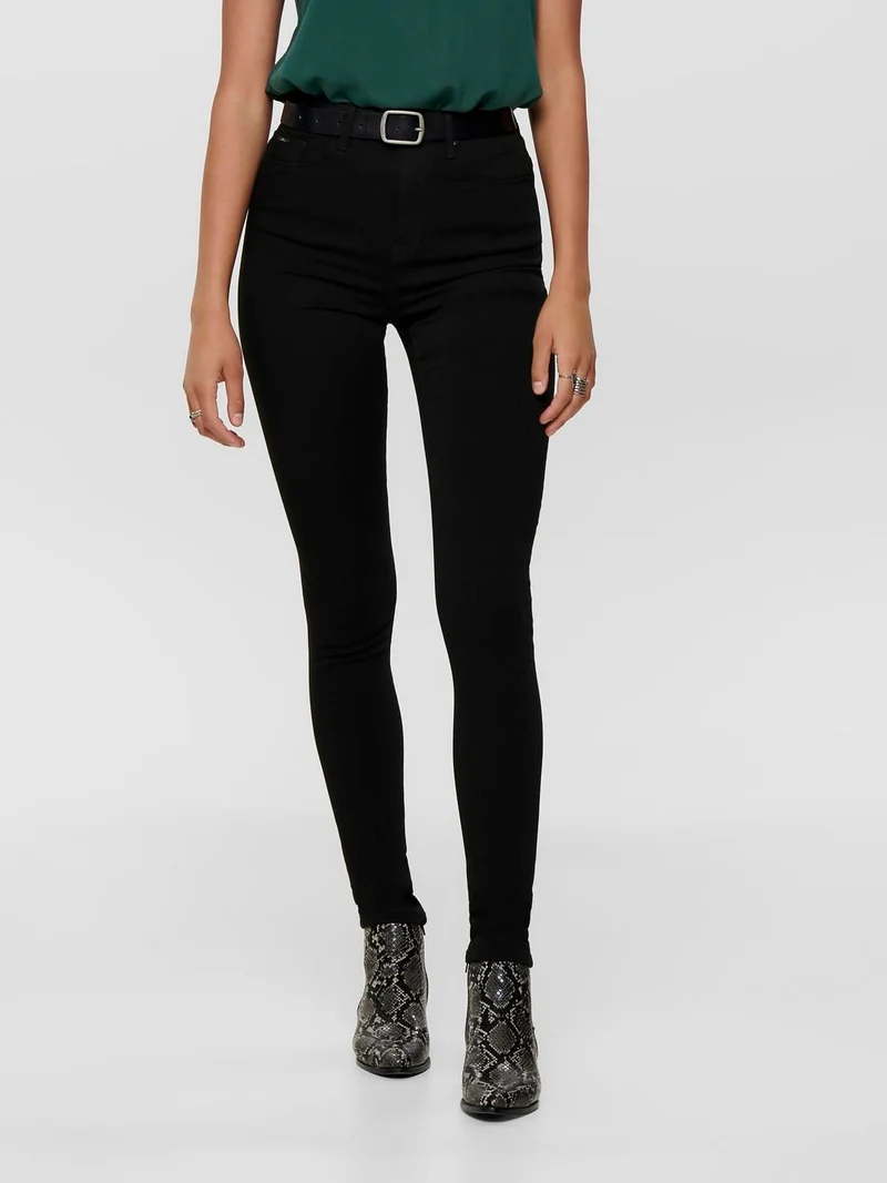 ONLY Skinny Jeans Damen schwarz