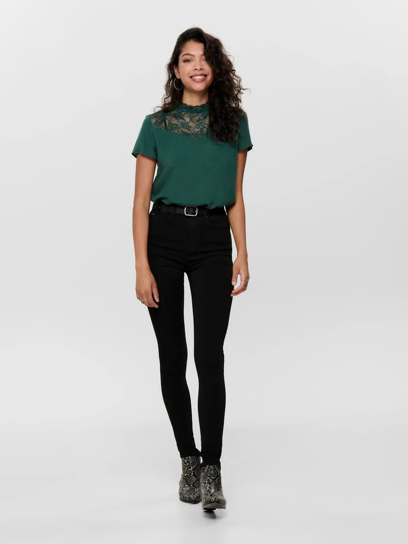 ONLY Skinny Jeans Damen schwarz