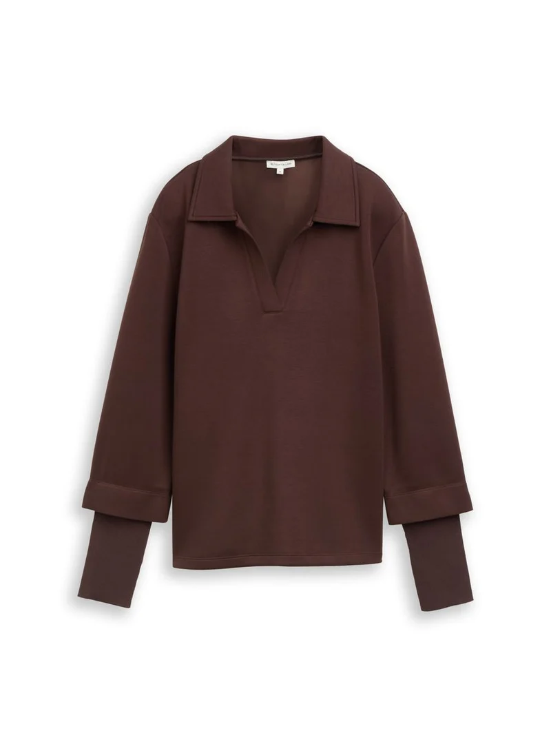 Scuba Sweatshirt im 2-in-1-Look