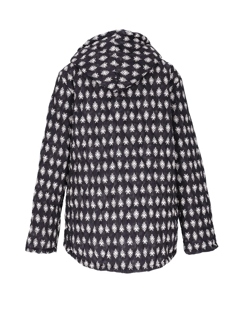 Splash of Color Steppjacke mit Kapuze