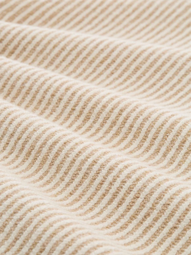 Loose Fit Strickpullover mit Wollanteil