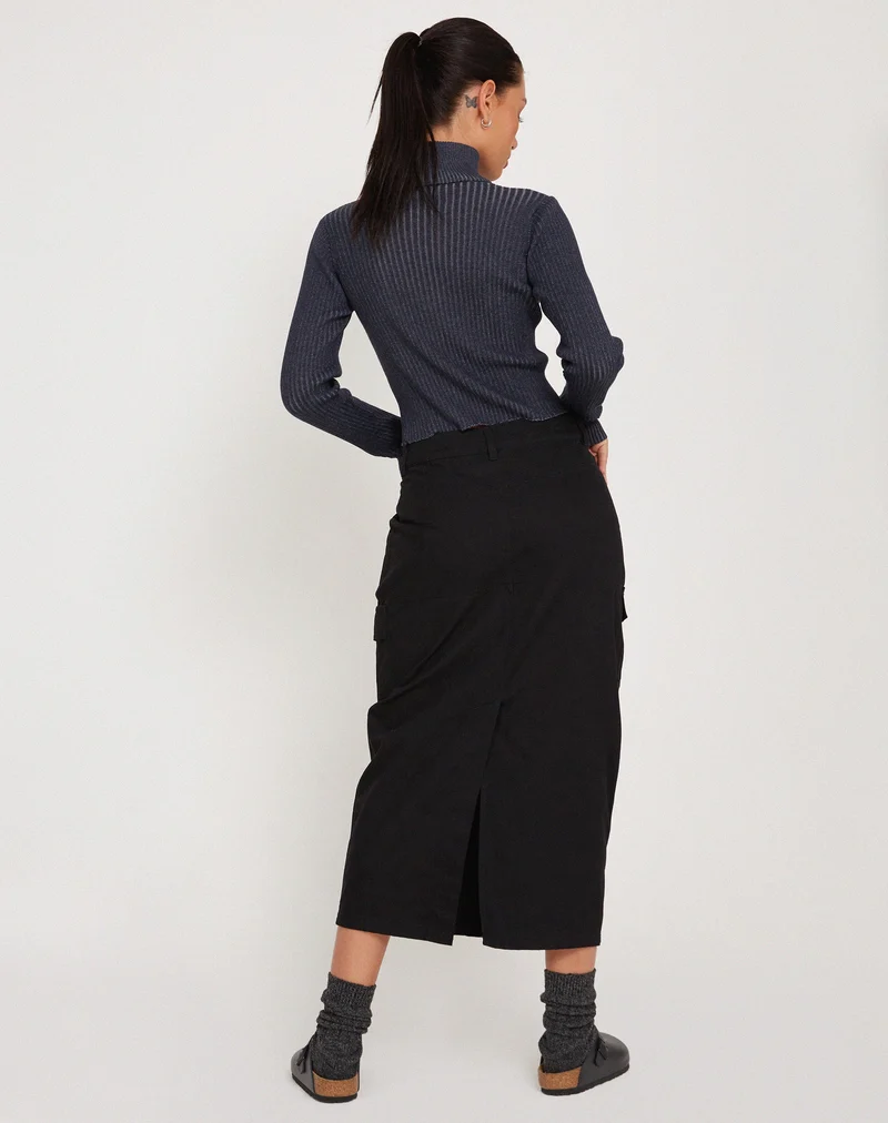 Tuzifa Gekürzter Pullover in Navy