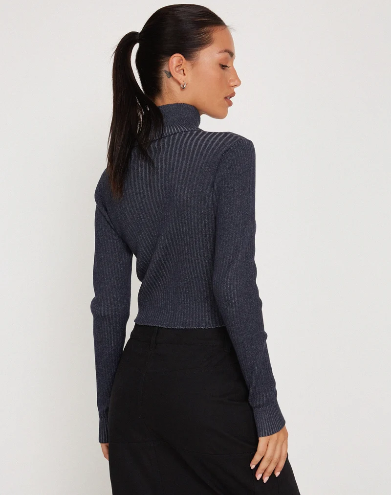 Tuzifa Gekürzter Pullover in Navy