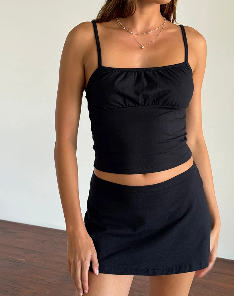 Sasya Cami Top in Schwarz