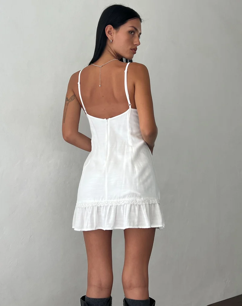 Tavita Minikleid in Weiß