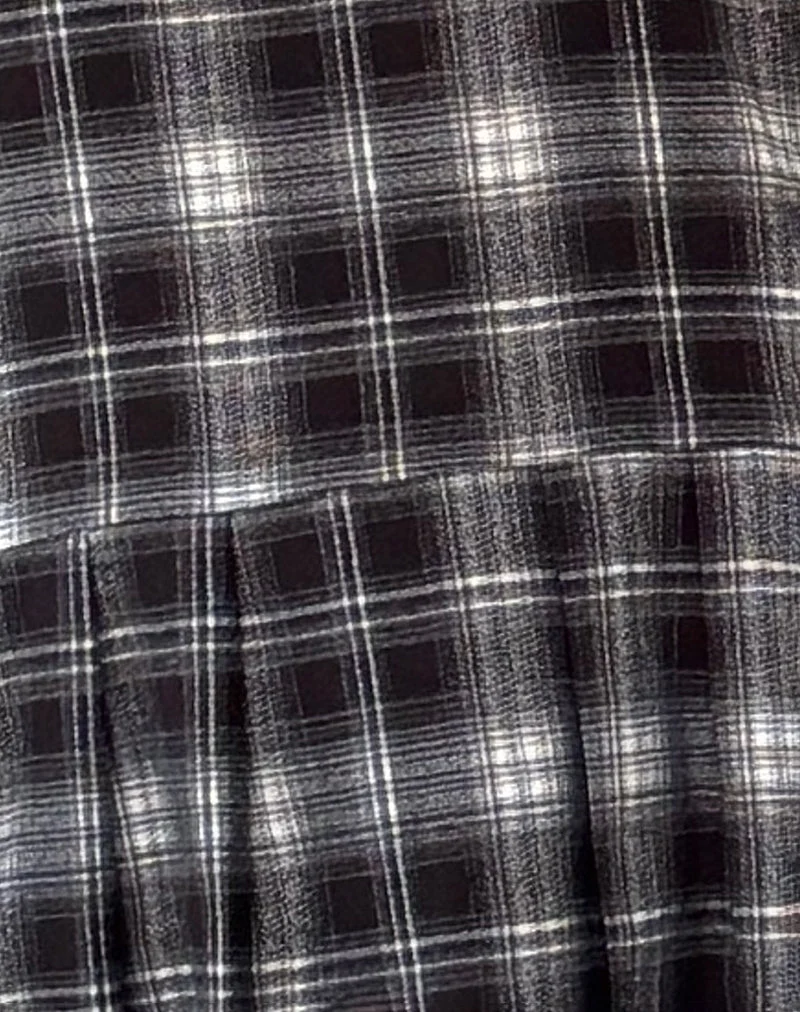 Namaya Minikleid in Schwarz-Weiß-Karo
