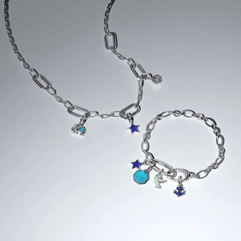 Pandora ME Blue Anker Mini Charm-Anhänger 794610C01