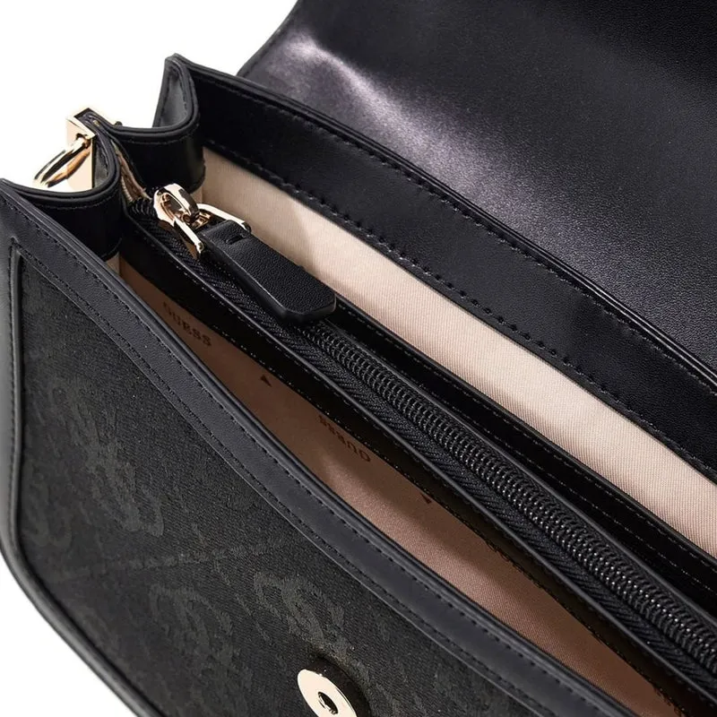 Guess Audrey Black Logo Umhängetasche HWJG97-55210-BLO