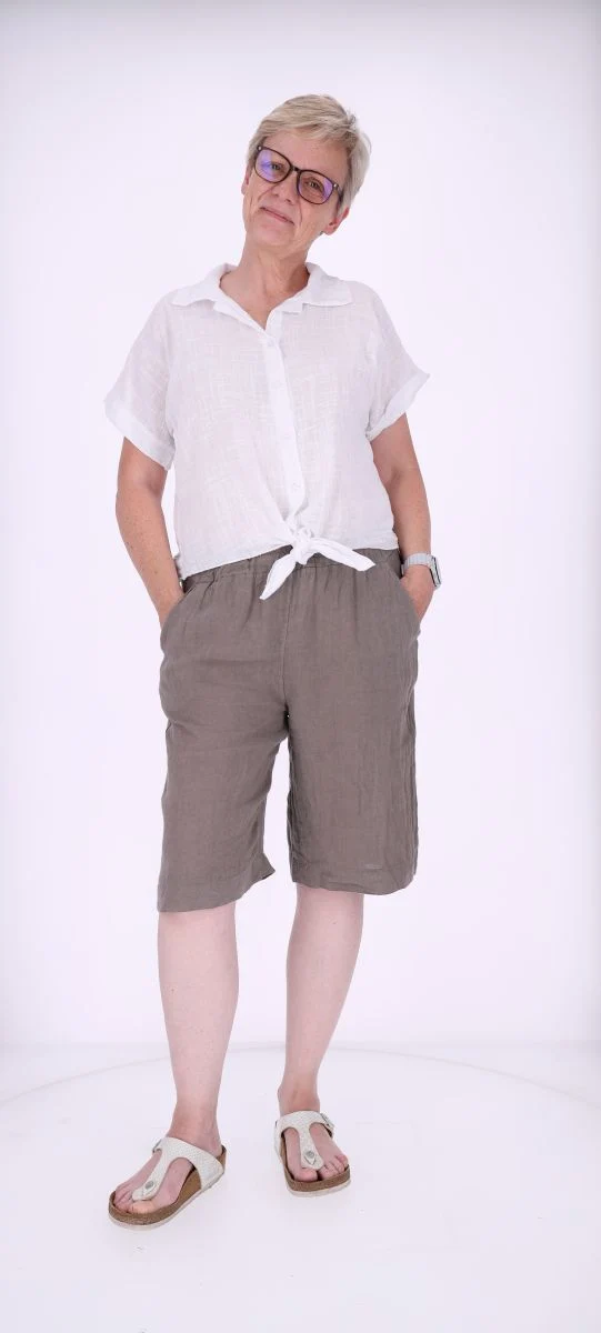 LEMON SRL Leinenshort Damen