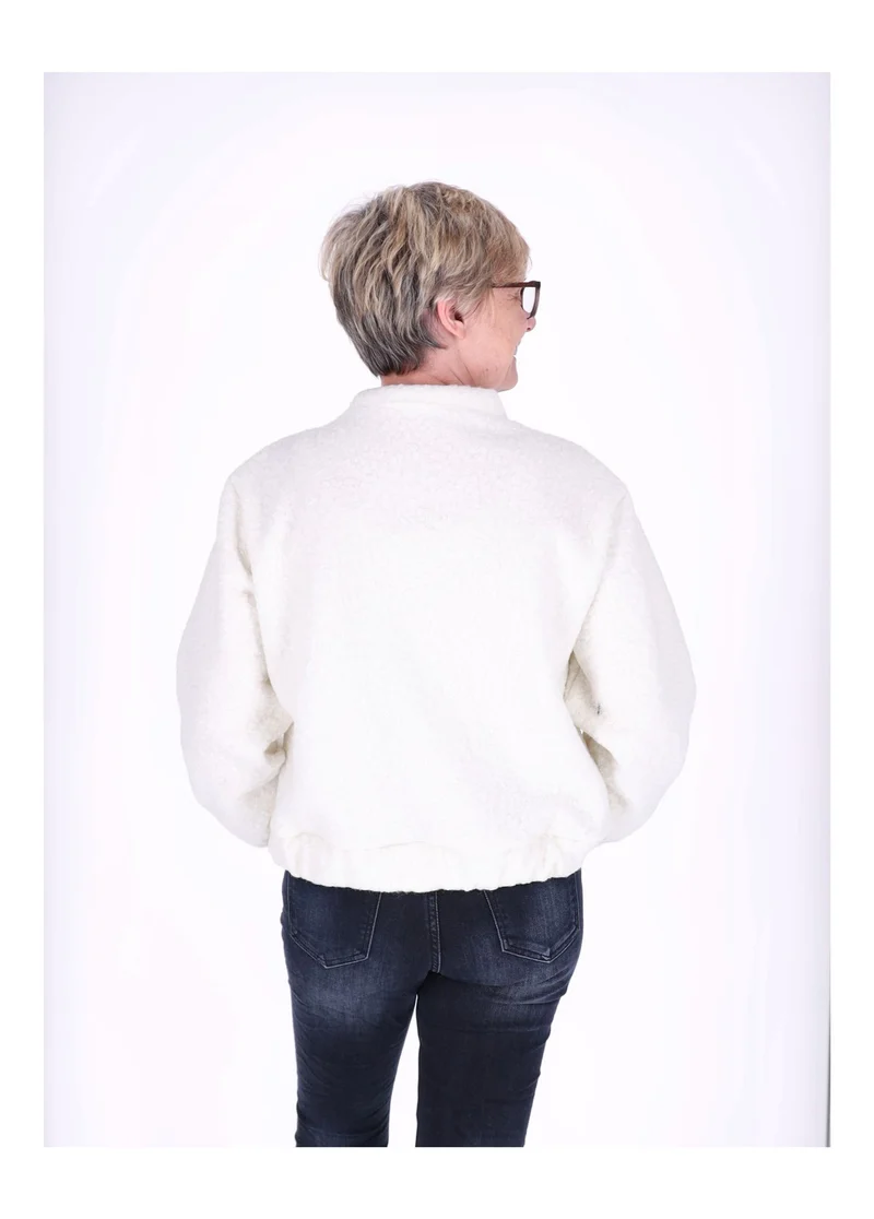 Bundjacke Damen Bouclé