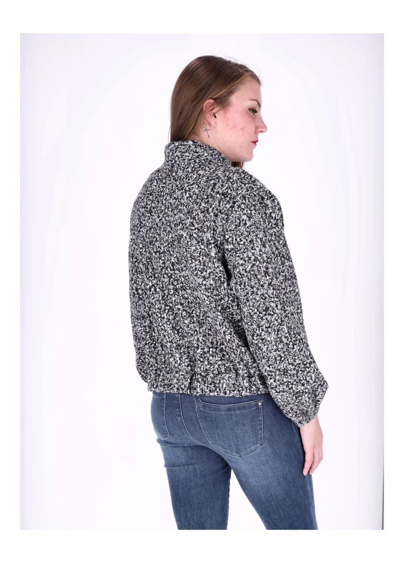 Bundjacke Damen Bouclé
