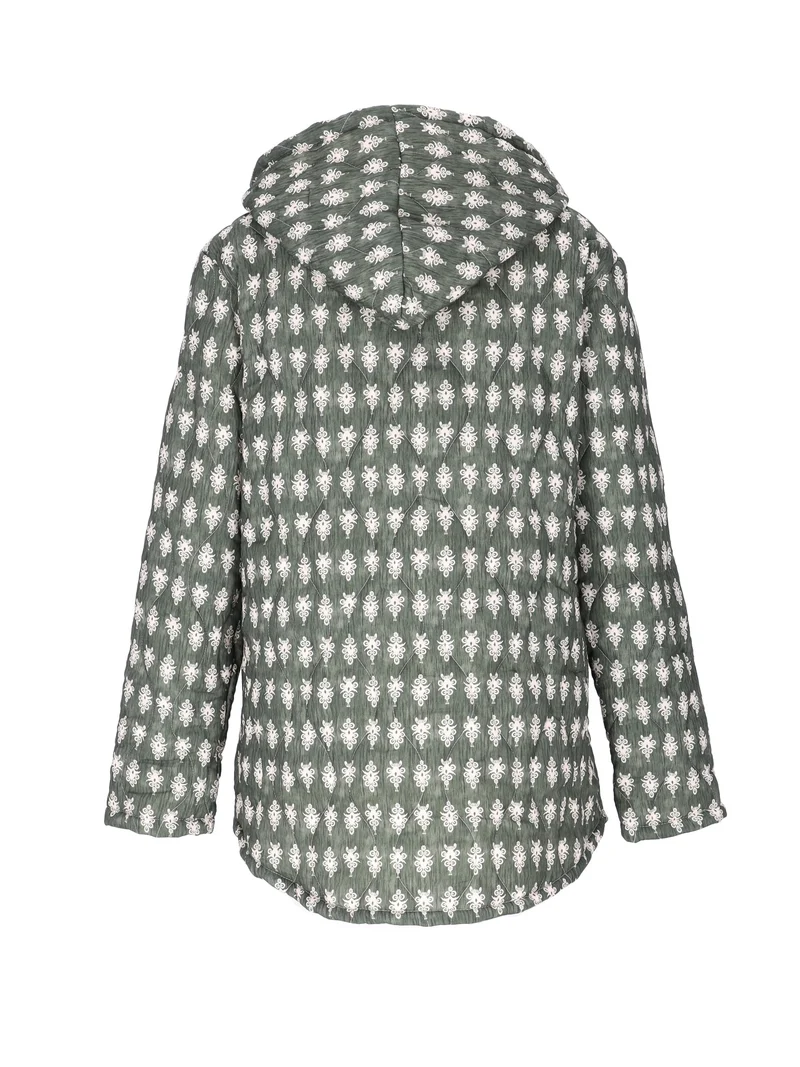 Splash of Color Steppjacke mit Kapuze