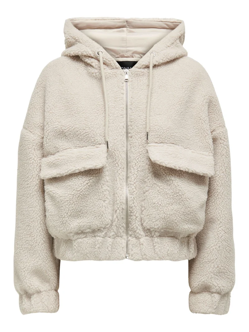 ONLY Teddy Kapuzen-Jacke Damen
