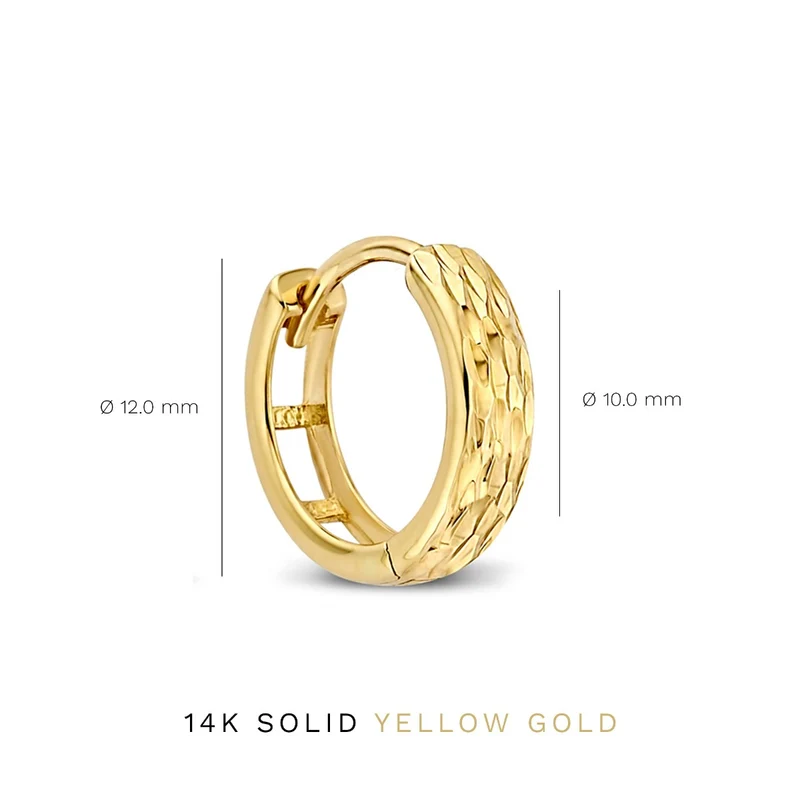 Isabel Bernard Rivoli Laura 14 Karat | Gold Reif-Ohrringe IB360143