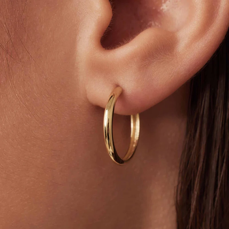 Isabel Bernard Rivoli Morgane 14 Karat Gold Reif-Ohrringe IB360266