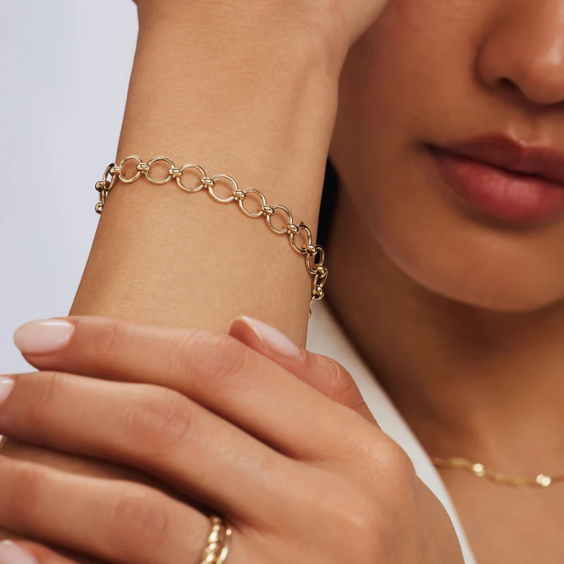 Isabel Bernard Belleville Axelle 14 Karat | Gold Kette Armband IB320136