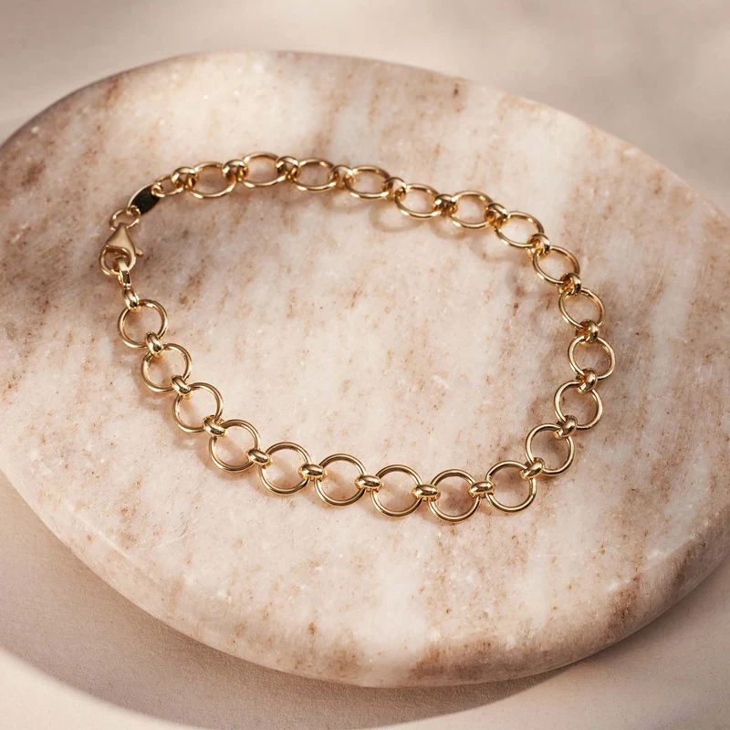 Isabel Bernard Belleville Axelle 14 Karat | Gold Kette Armband IB320136