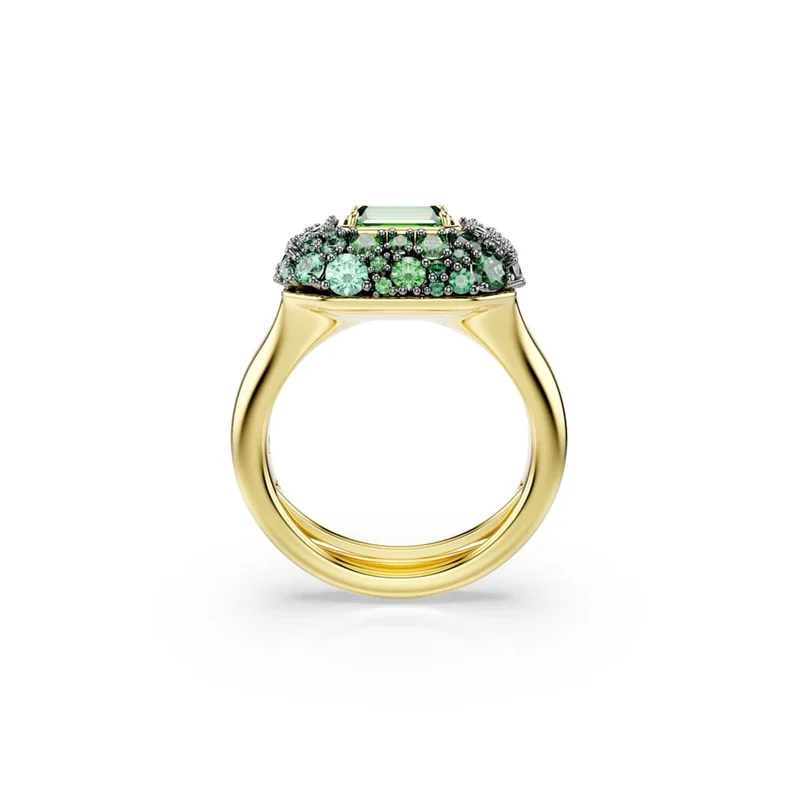 Swarovski Sublima Glam Ring in Goldoptik mit rotem Kristall 5759920