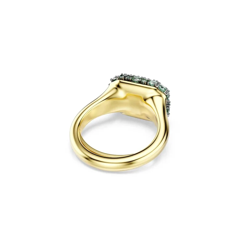 Swarovski Sublima Glam Ring in Goldoptik mit rotem Kristall 5759920