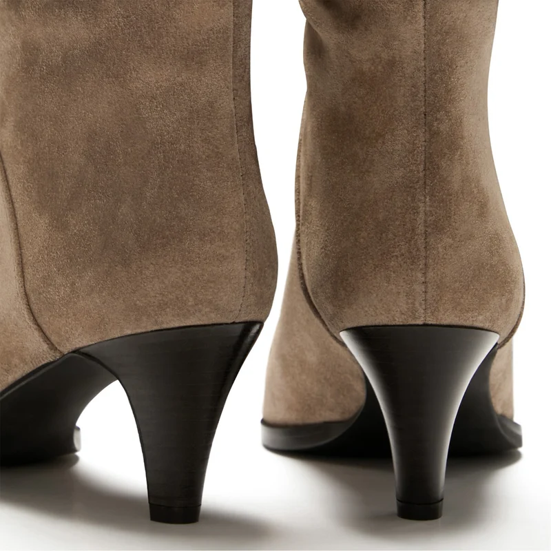 Vendôme Margot Taupe Suede Stiefel IB54005-178-36