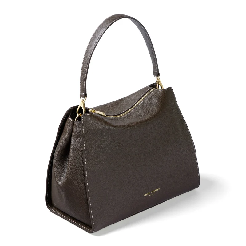 Isabel Bernard Honoré Emma Schultertasche Dunkelbraun IB21134-031