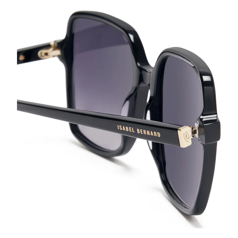 Isabel Bernard La Villette Rene Schwarz Quadratisch Sonnenbrille IB400000-01-01