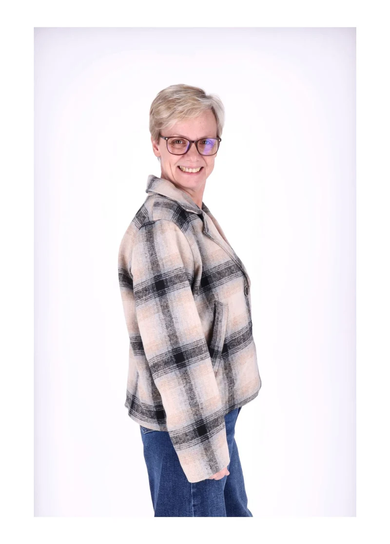 Splash of Color Wolljacke Karo