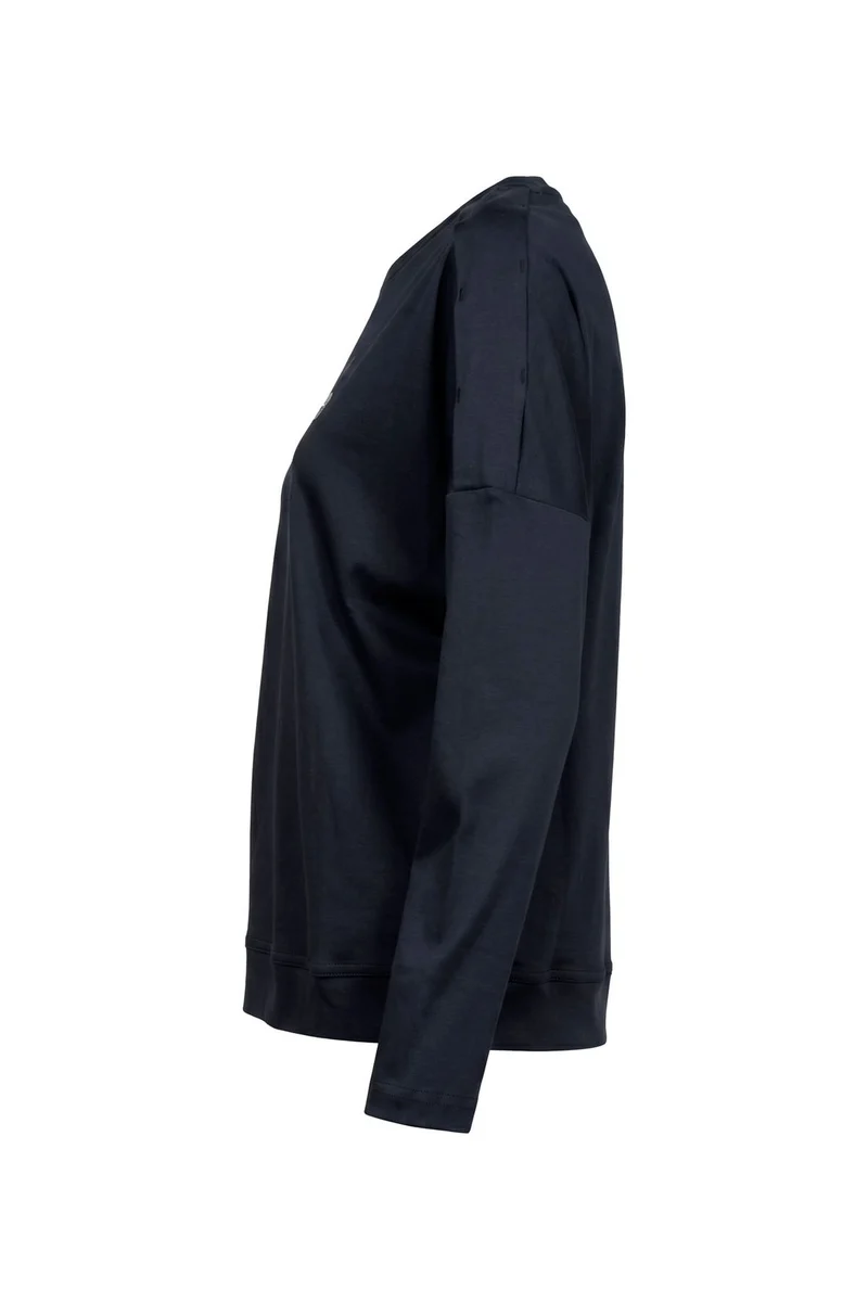 Langarmshirt Damen Frontmotiv mit Farbverlauf