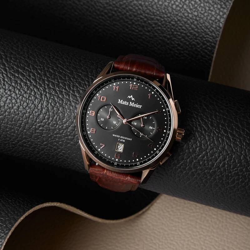 Mats Meier Mont Vélan herren Uhr Braun MM10001