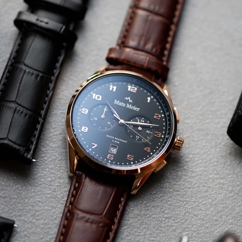 Mats Meier Mont Vélan herren Uhr Braun MM10001