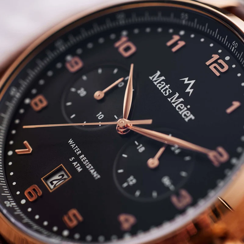 Mats Meier Mont Vélan herren Uhr Braun MM10001