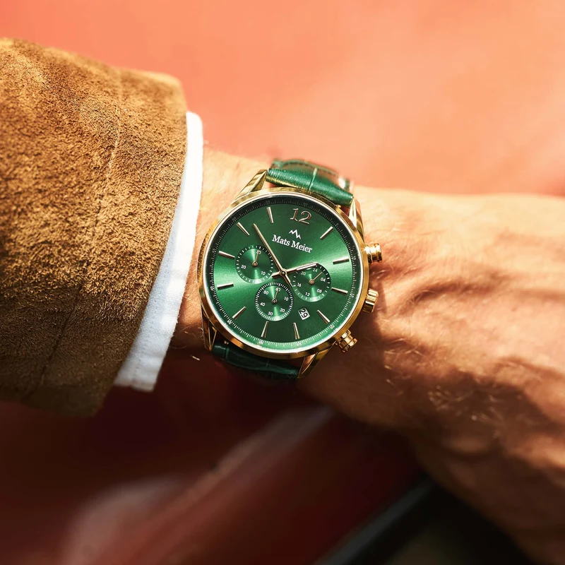 Mats Meier Grand Cornier herren Uhr Grün MM00122