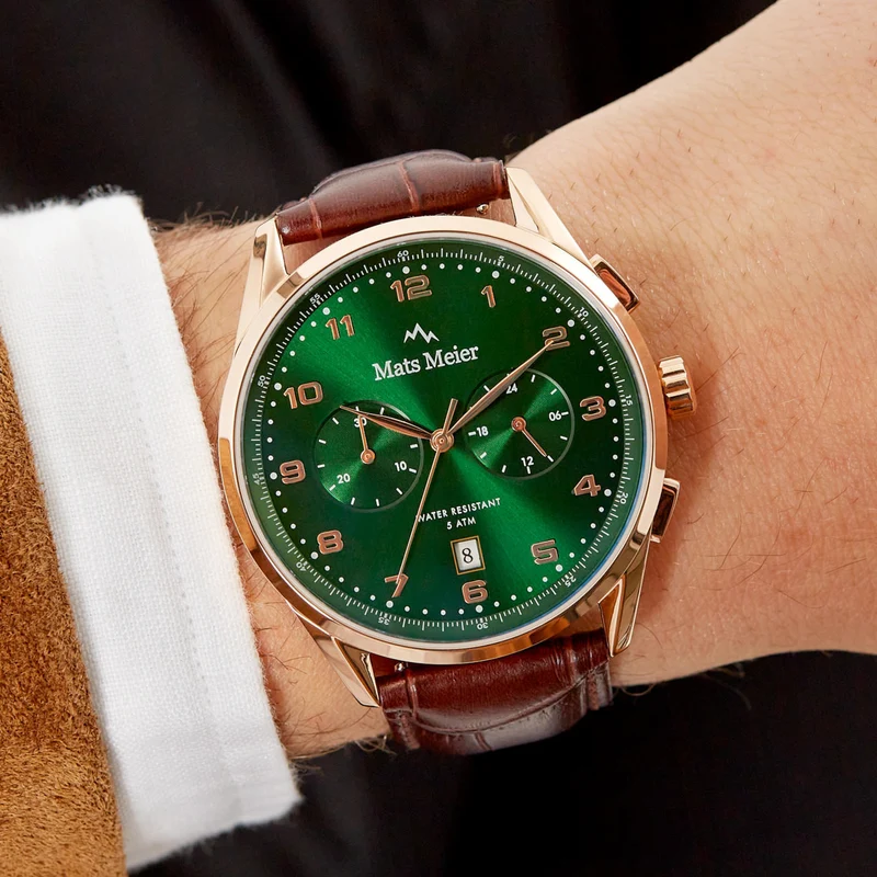 Mats Meier Mont Vélan herren Uhr Braun MM10002