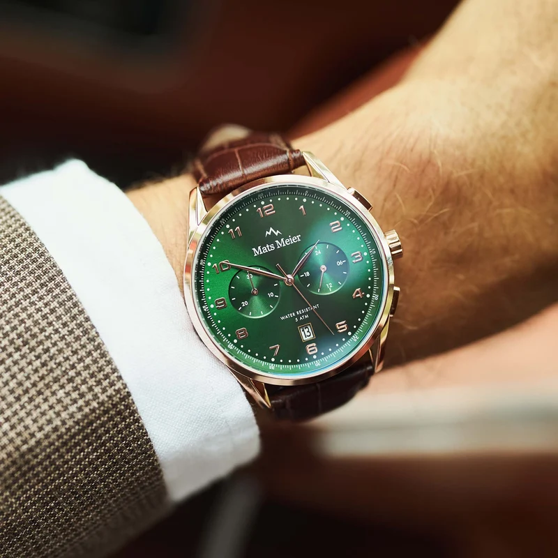 Mats Meier Mont Vélan herren Uhr Braun MM10002