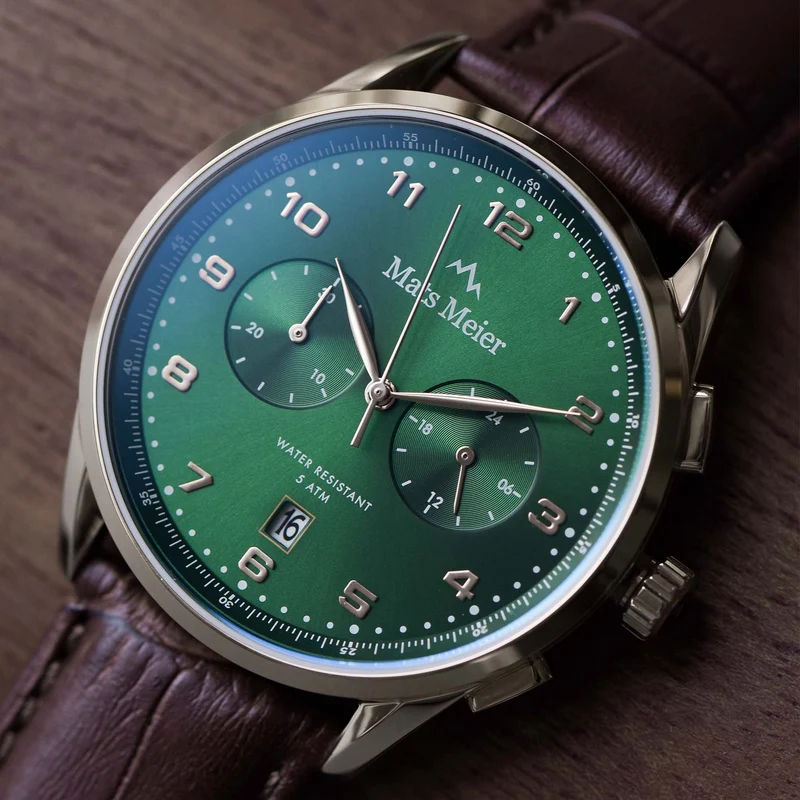 Mats Meier Mont Vélan herren Uhr Braun MM10002