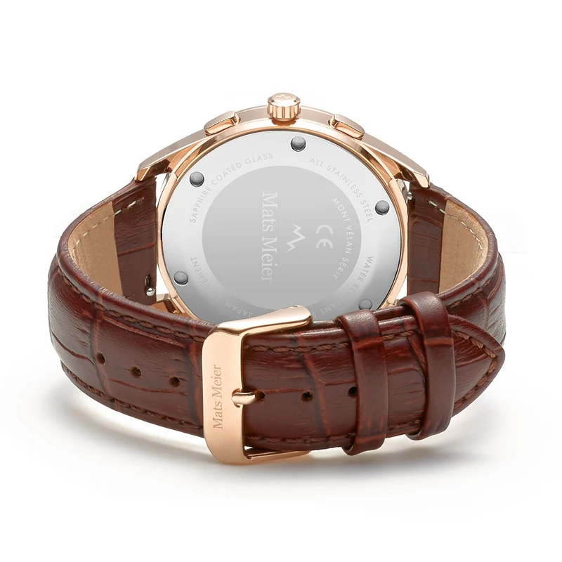 Mats Meier Mont Vélan herren Uhr Braun MM10002