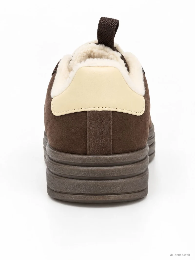 Sneaker Veloureoptik Teddyfutter