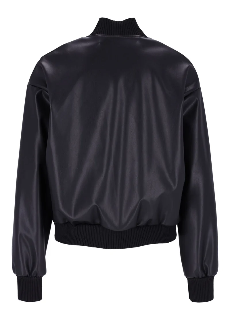 Bluson Jacke Lederoptik von Splash of Color