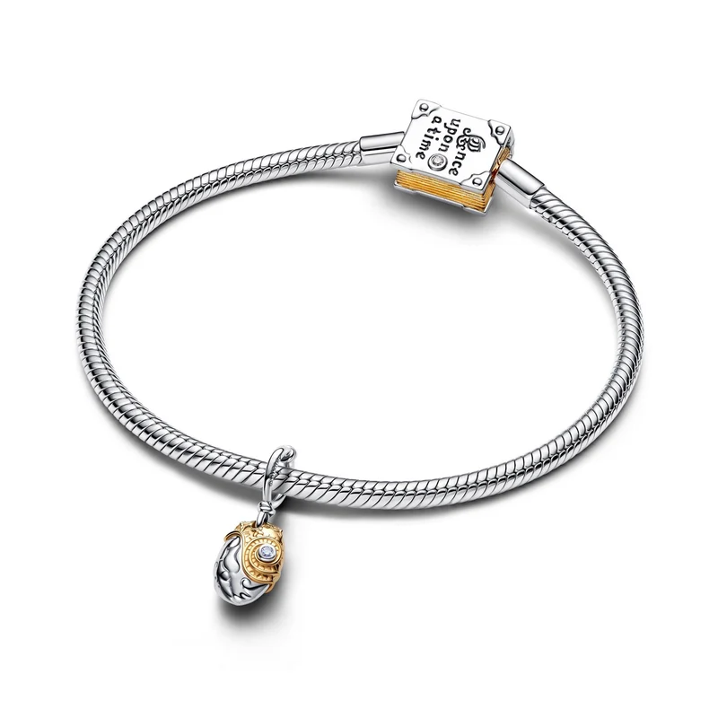 Pandora Disney Vergoldeter 0.012 ct TW Lab-Grown Diamond Disney Prinzessinnen Moana Heart Of Te Fiti Charm-Anhänger 764385C01