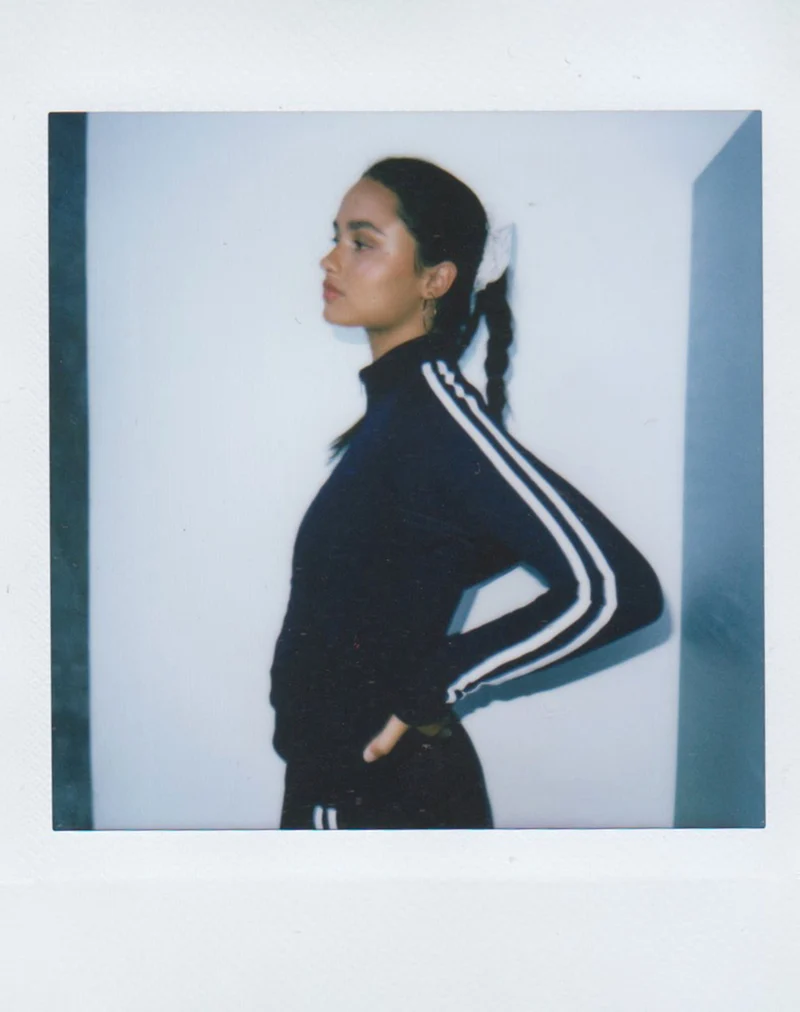 Orion Zip Up Pullover in Navy mit weißen Streifen und M-Stickerei